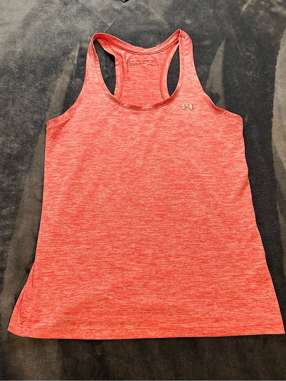 Under Armour Coral Heather Racerback Performance Tank